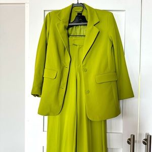 Lemon Green Suit ( jacket & pants)